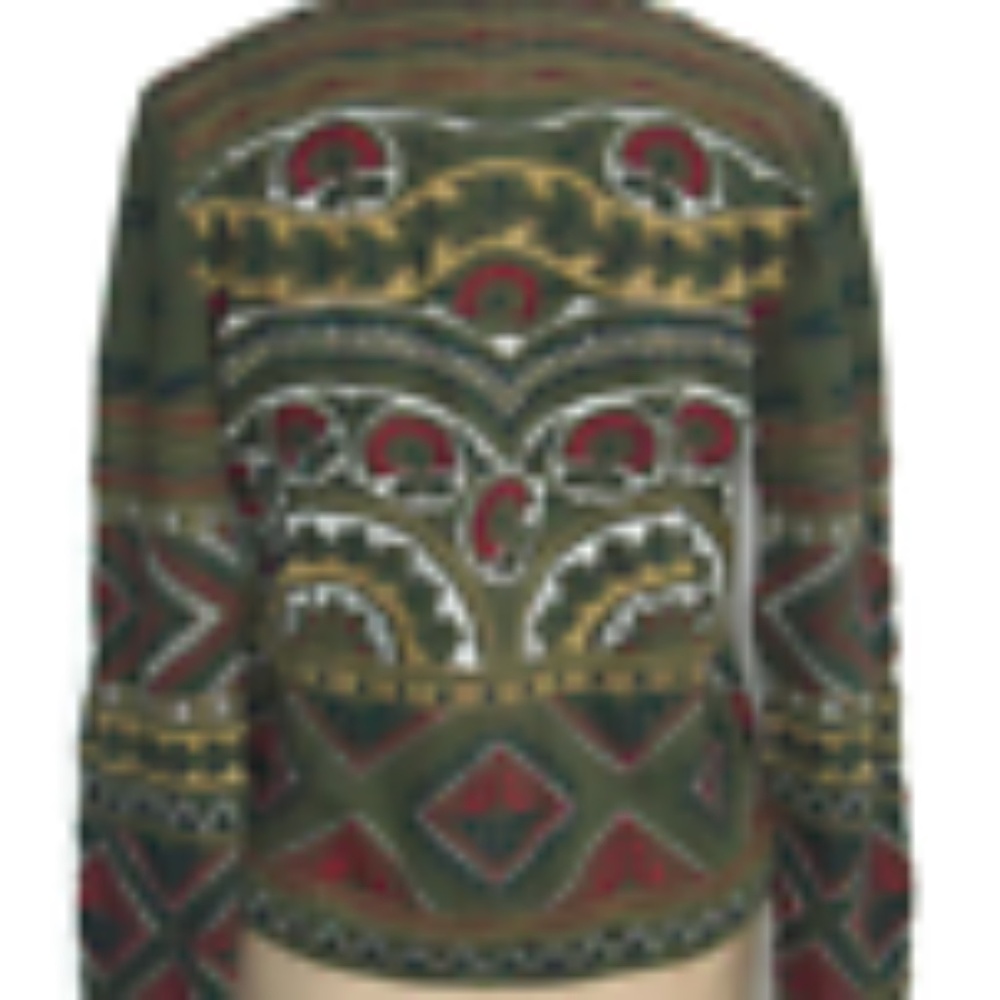 Johnny Was JW Los Angeles Womens Embroidered Cardigan Jacket Cotton Small Green - Picture 2 of 10